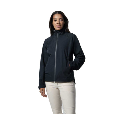 Daily Sports Women's Flaine Rain Jacket 2024 BLACK