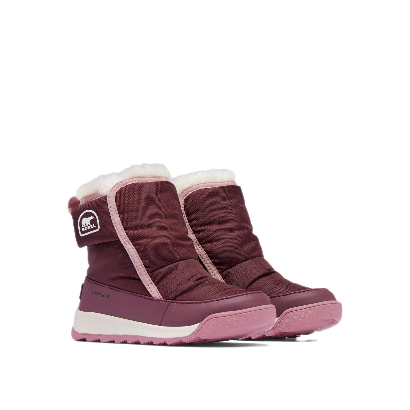 Sorel Toddler's Whitney II Plus Waterproof Booties 2025 543 Epic Plum Dazed Mauve