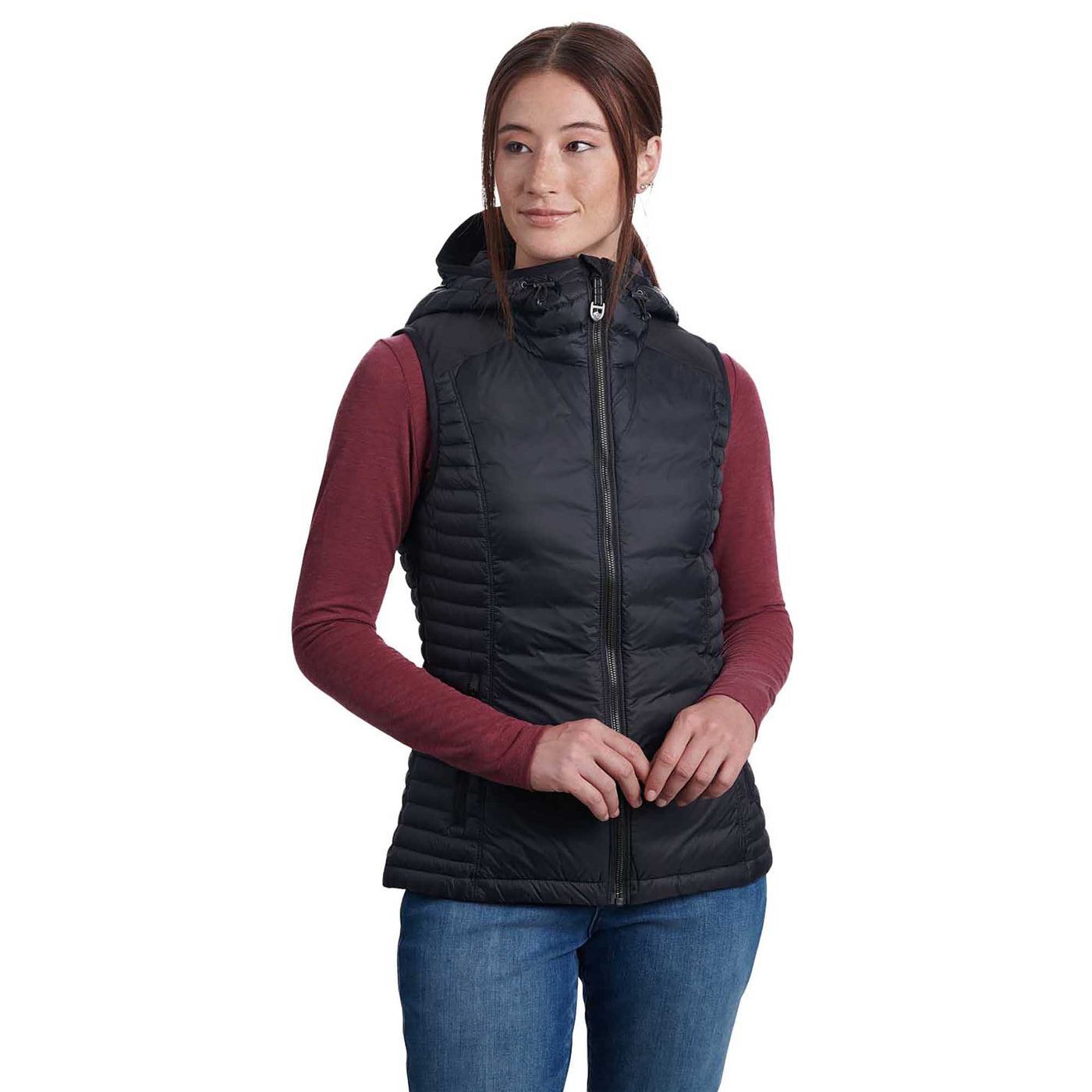 KUHL Women's Spyfire® Hooded Vest 2024 BLACKOUT