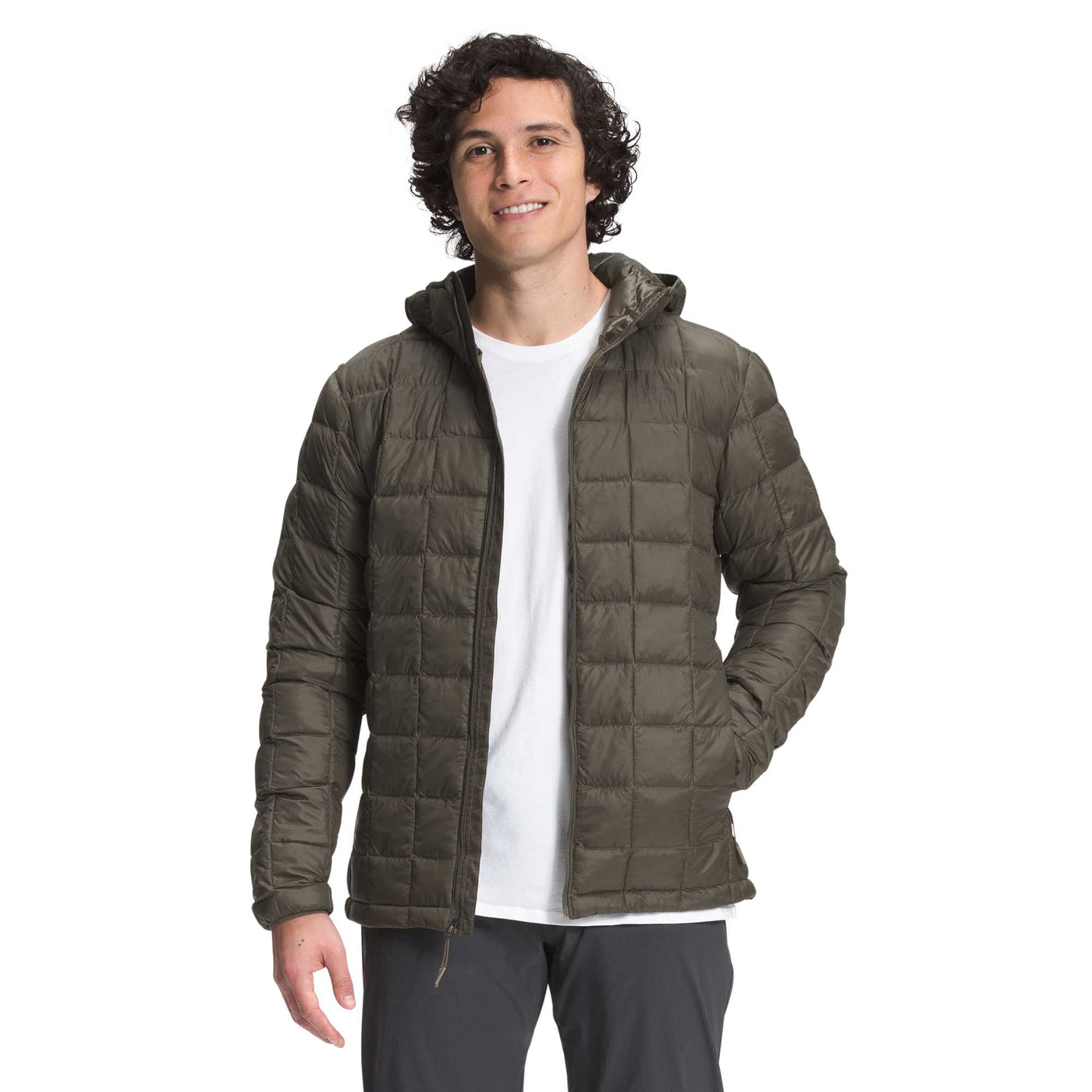 The North Face Men's ThermoBall Eco Hoodie 2.0 2024 NEW TAUPE GREEN