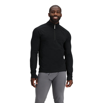 Obermeyer Men's Flex 1/4 Zip 2025 BLACK