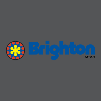 Brighton Adult Crewneck Full Color Chest Logo Asphalt 