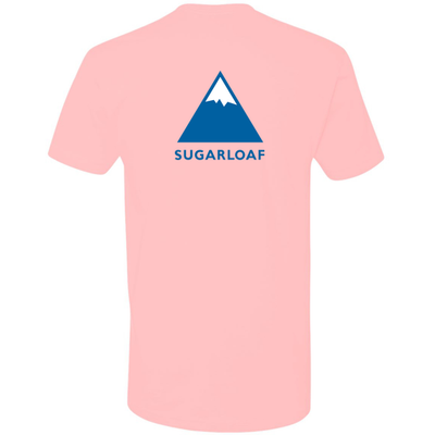 Sugarloaf Adult T-Shirt Full Color Chest and Back Logo Light Pink