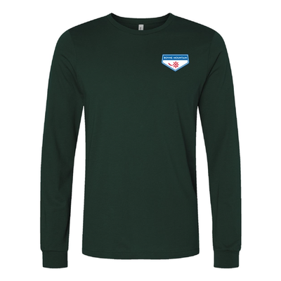 Boyne Mountain Adult Long Sleeve Full Color Chest and Back Logo Forest 