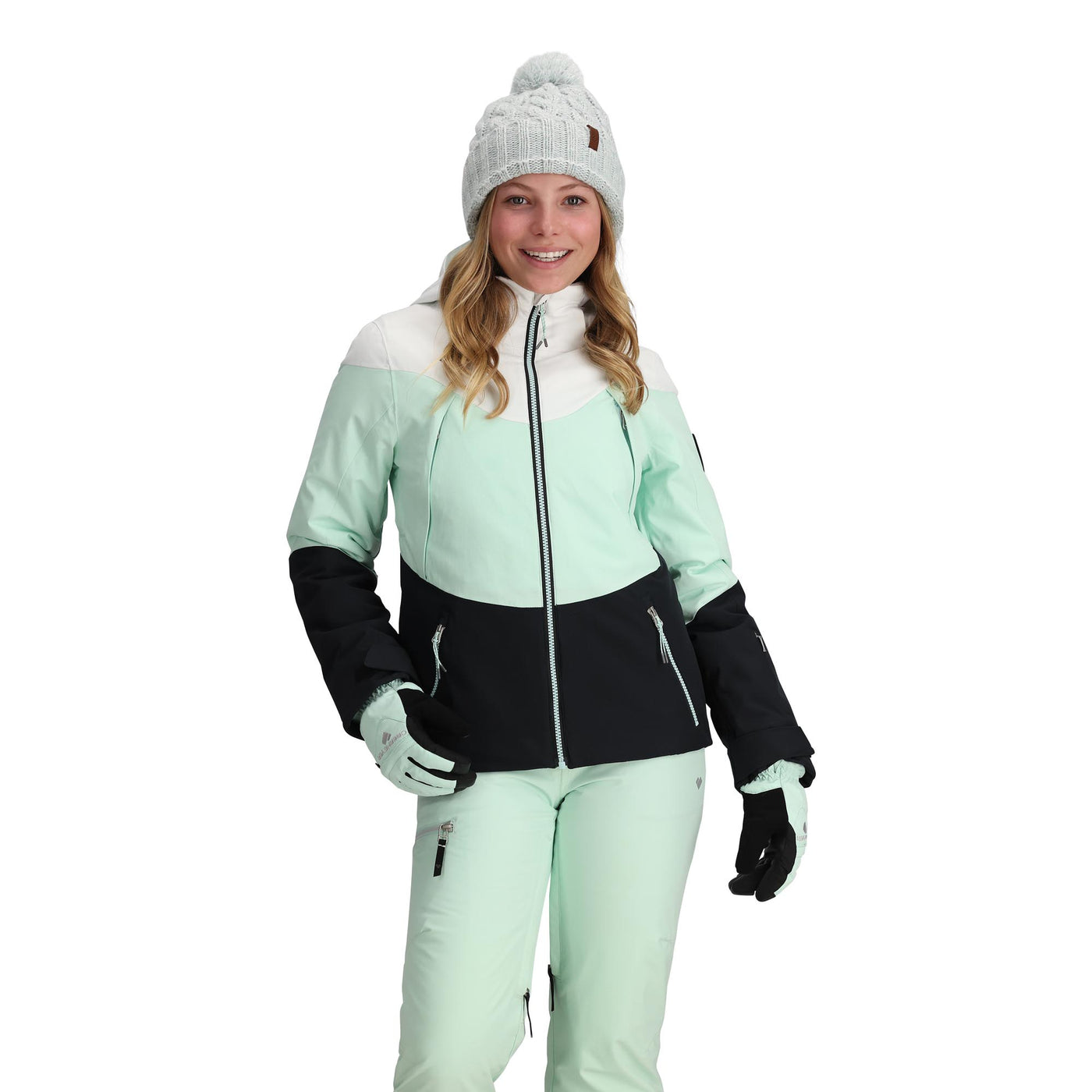 Obermeyer Junior's Reese Snow Jacket 2025 24079 Winter Mint