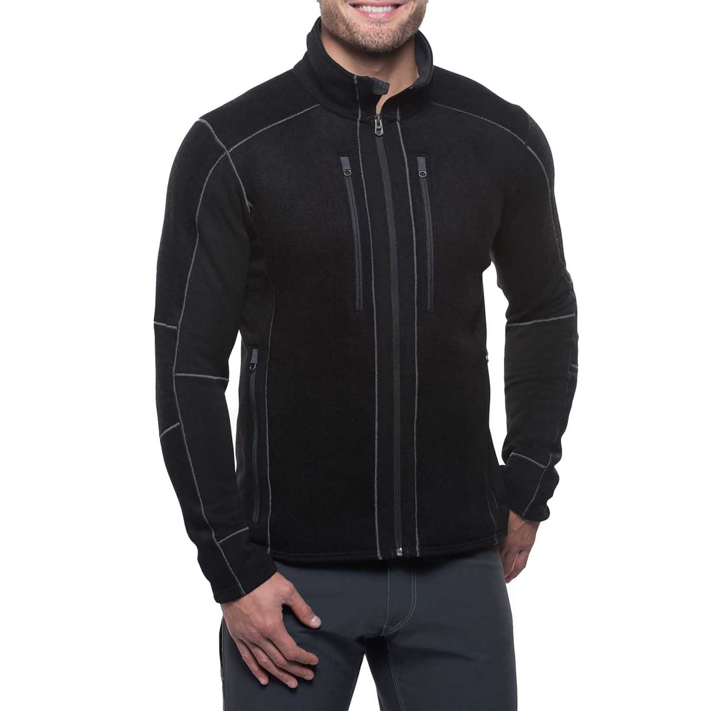 KUHL Men's Interceptr™ Full Zip 2025 BLACK