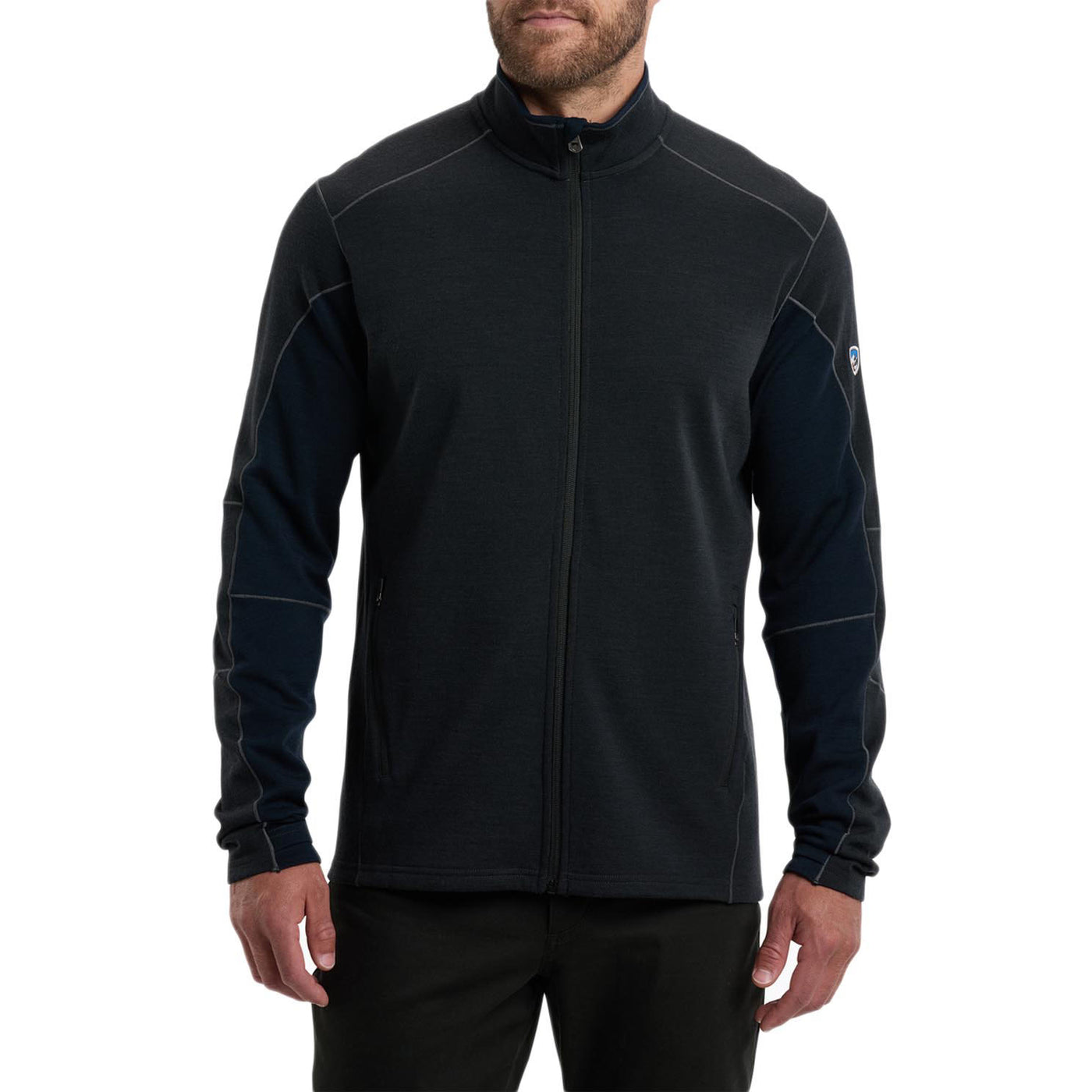 KUHL Men's Invigoratr Full-Zip 2025 BLACK N BLUE