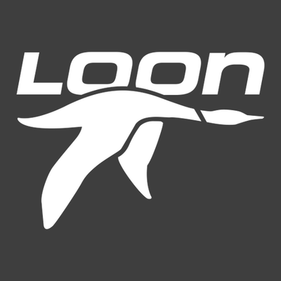 Loon Mountain Adult T-Shirt White Chest Logo Heavy Metal