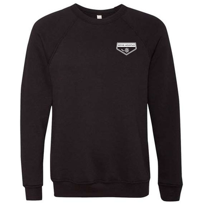 Boyne Mountain Adult Crewneck White Chest and Back Logo Black 