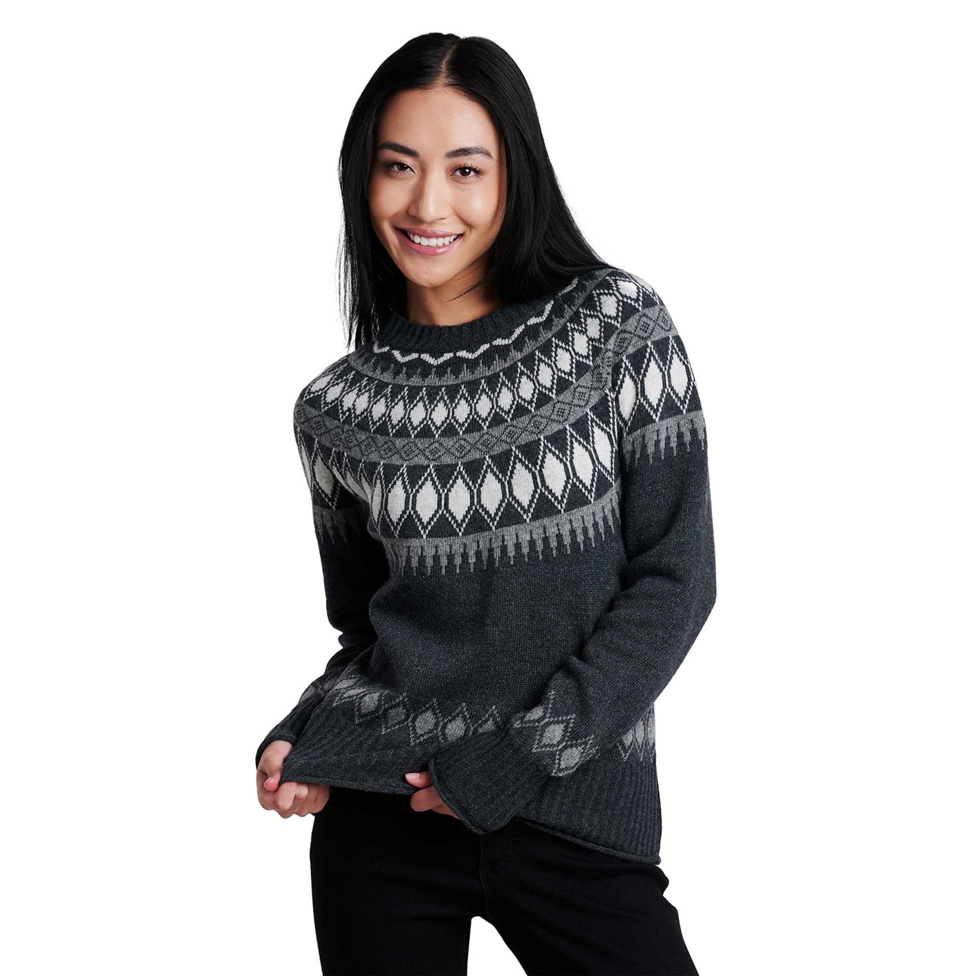 KUHL W'S WUNDERLAND SWEATER CHARCOAL