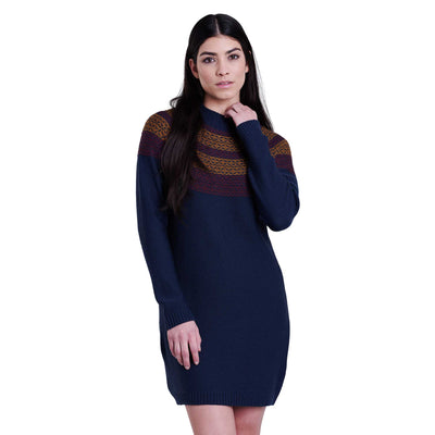 KUHL W'S LUCIA SWEATER DRESS INDIGO WINE