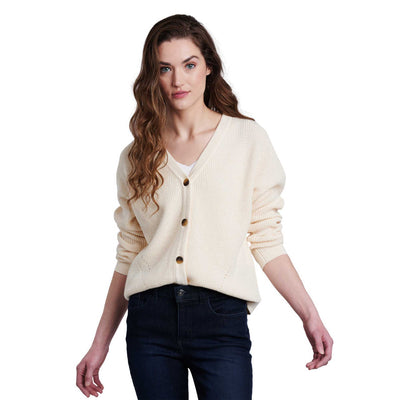 KUHL W'S BRYNN CARDIGAN SWEATER STONE