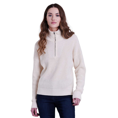 KUHL Women's Norda 1/4 Zip Sweater 2025 STONE