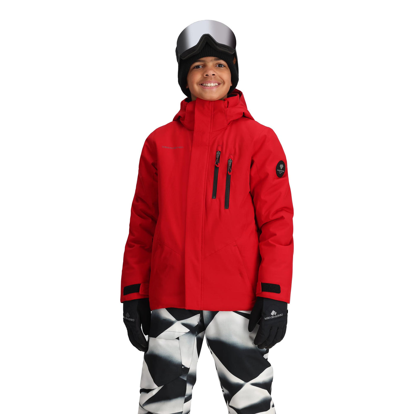 Obermeyer Junior's Gent's Snow Jacket 2025 RED RAPID