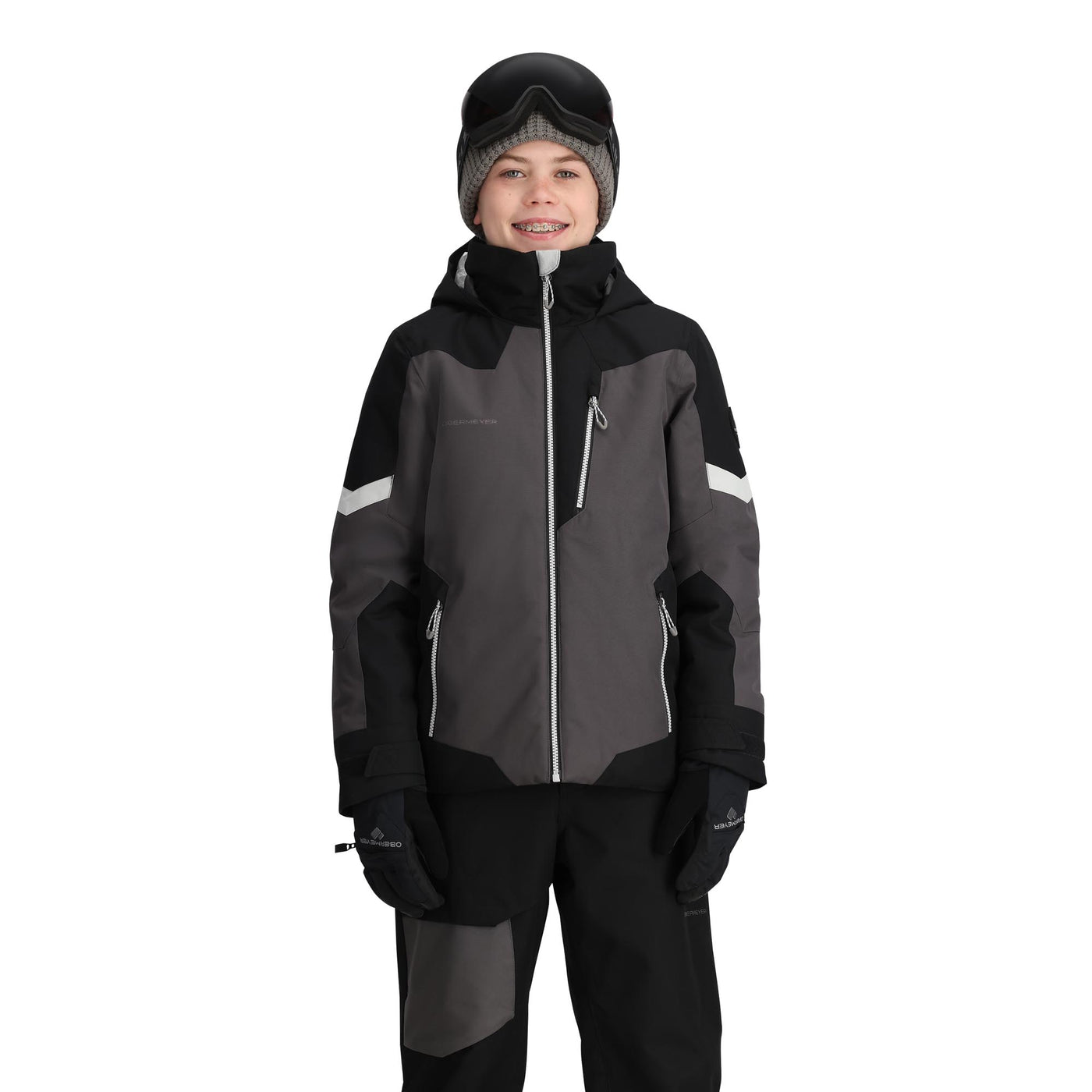 Obermeyer Junior's Fleet Snow Jacket 2025 BASALT