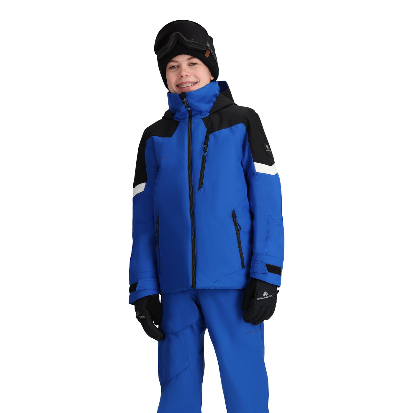 Obermeyer Junior's Fleet Snow Jacket 2025 24065 Summit Blue