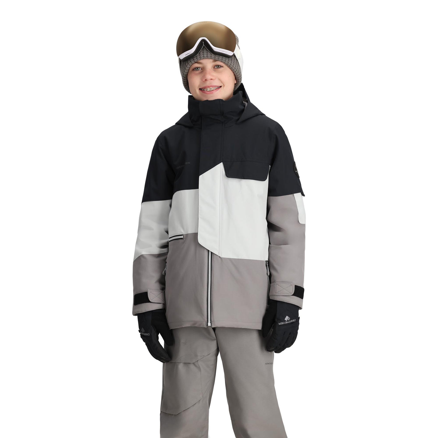 Obermeyer Junior's Axel Snow Jacket 2025 MOONSTONE