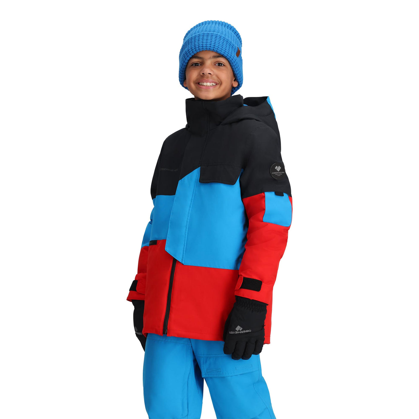 Obermeyer Junior's Axel Snow Jacket 2025 24068 Apres Blue