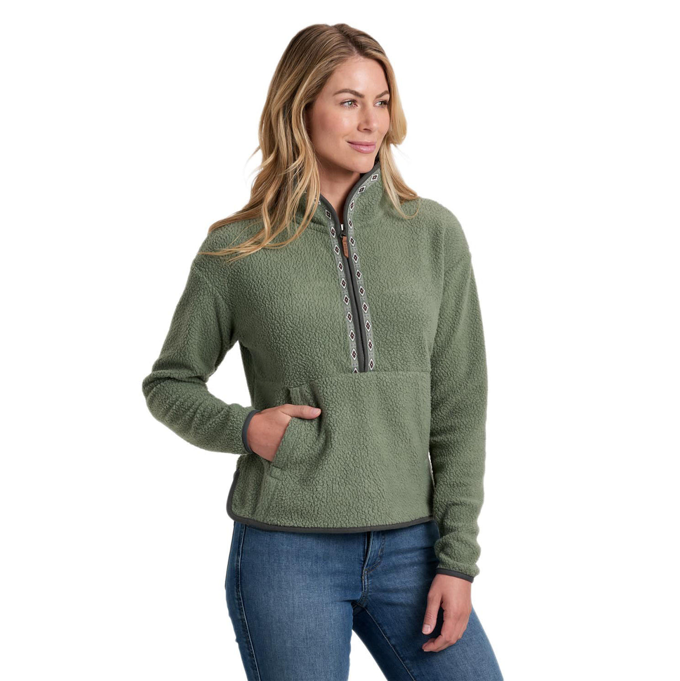 KUHL Women's Hygge 1/2 Zip 2025 SOFT PINE