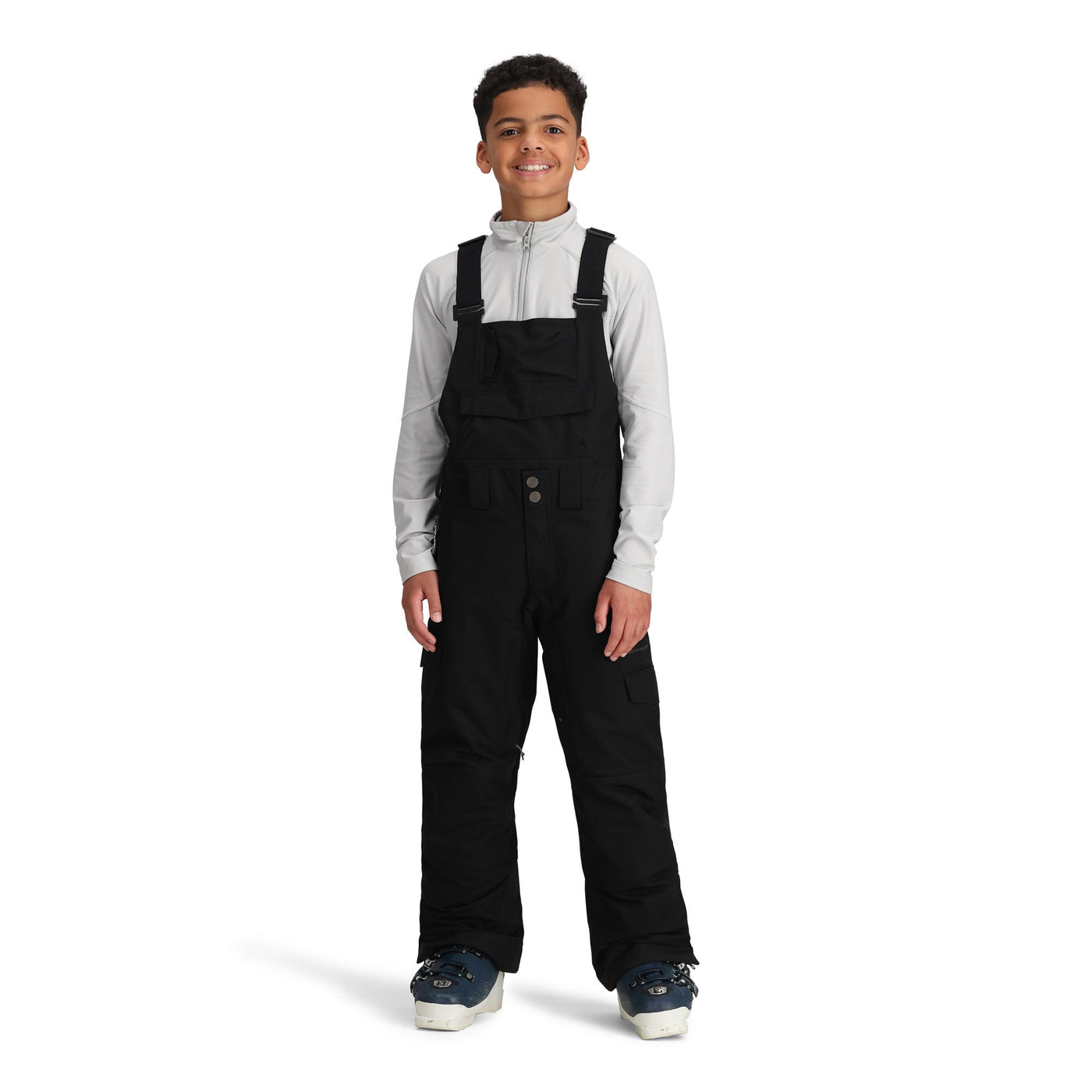 Obermeyer Junior's Carver Snow Bib Pants 2025 BLACK