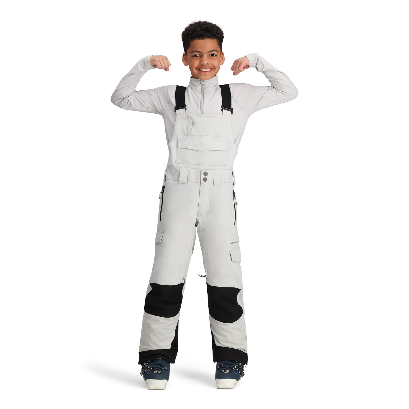 Obermeyer Junior's Carver Snow Bib Pants 2025 MOONSTONE