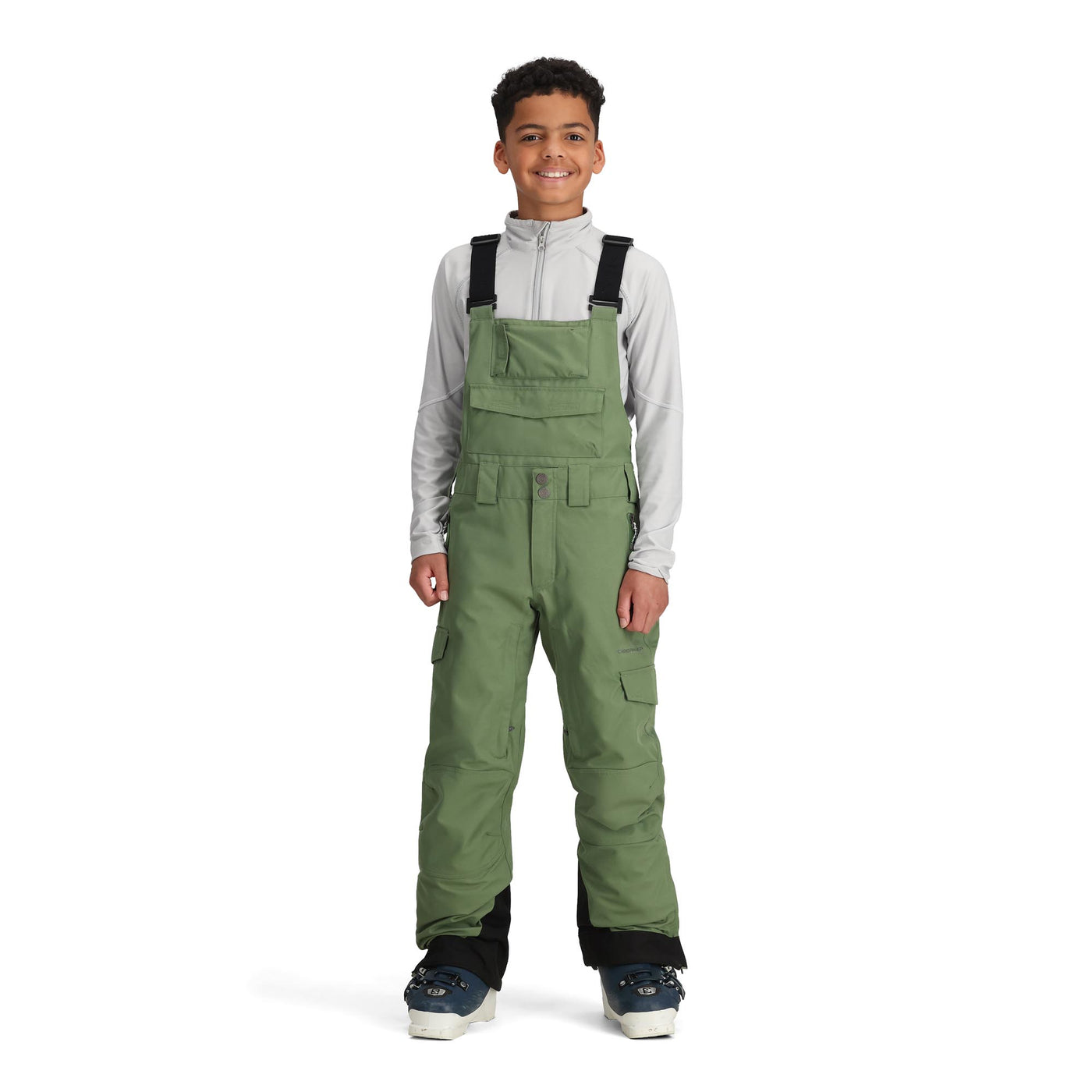 Obermeyer Junior's Carver Snow Bib Pants 2025 24093 Ski Thyme