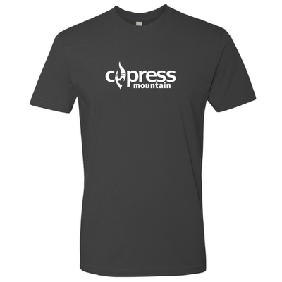 Cypress Adult T-Shirt White Chest Logo Heavy Metal 