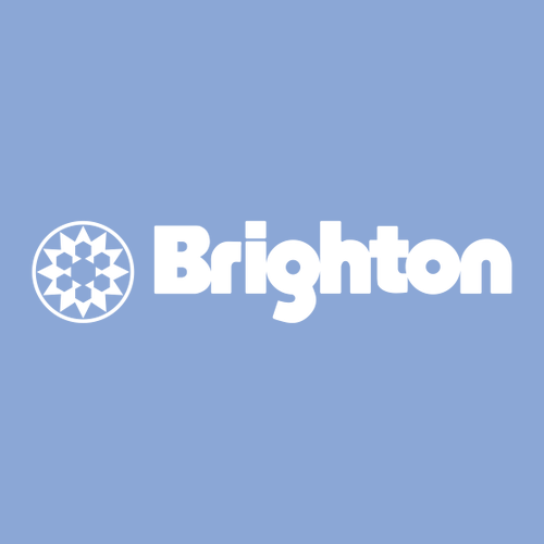 Brighton Adult Long Sleeve White Chest Logo Carolina Blue 