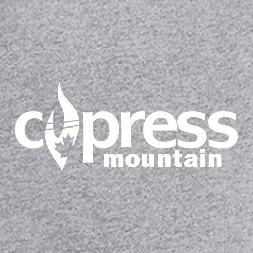 Cypress Adult Long Sleeve White Chest Logo Heather Grey 