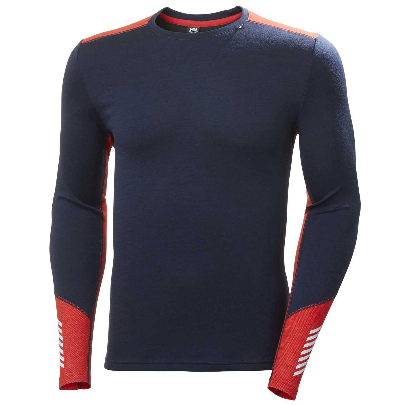 HELLY HANSEN HELLY HANSEN MEN'S LIFA MERINO MIDWEIGHT CREW NAVY