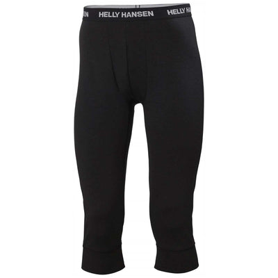 HELLY HANSEN HELLY HANSEN MEN'S  LIFA MERINO MIDWEIGHT 3/4 PANT BLACK