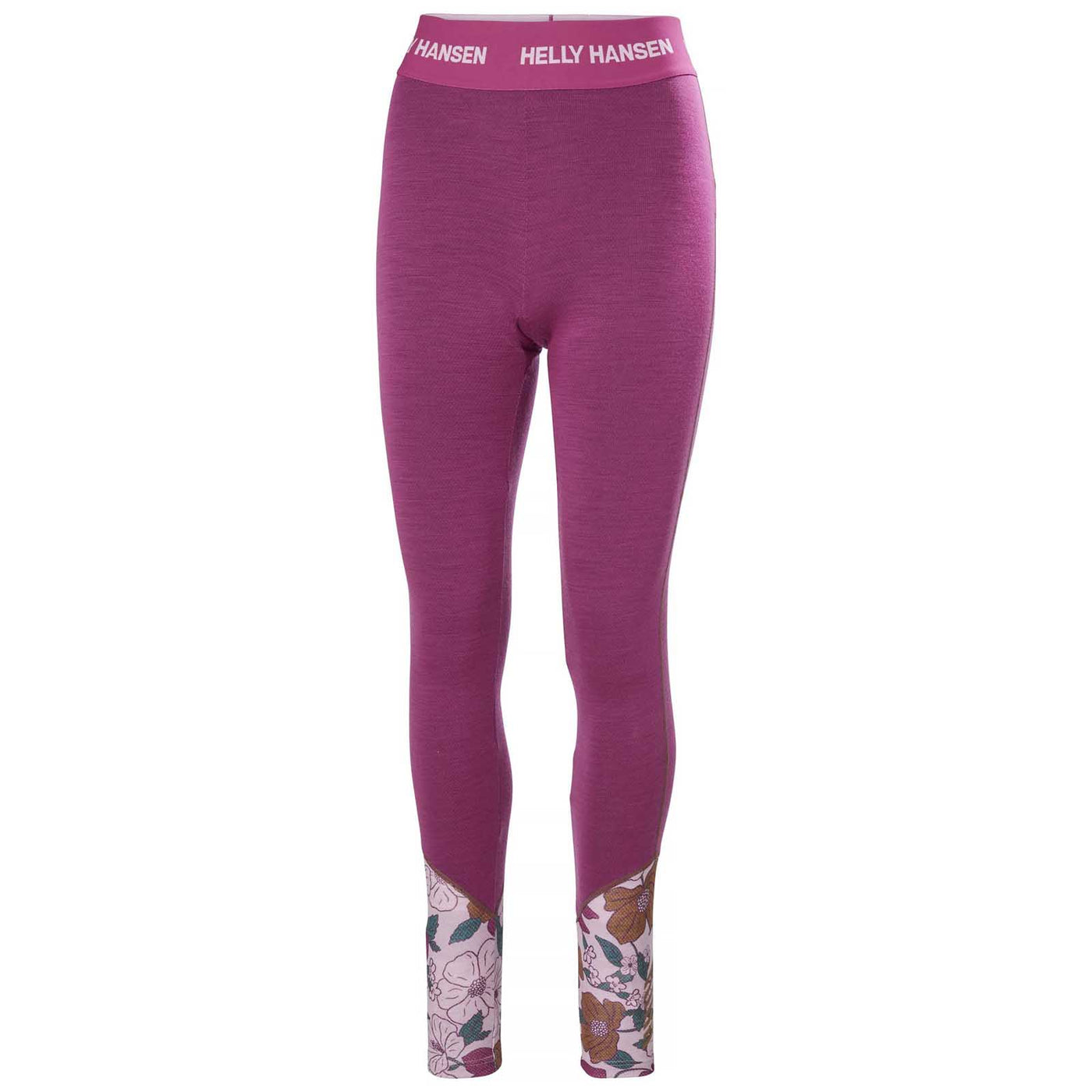 HELLY HANSEN HELLY HANSEN WOMEN'S LIFA MERINO MIDWEIGHT GRAPHIC 663 Magenta 2 0 Floral Aop