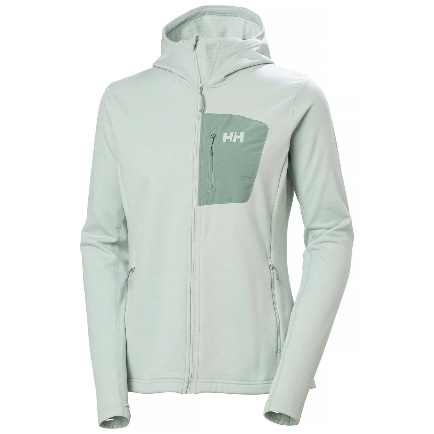 HELLY HANSEN W'S VERSALITE HOODED JACKET GREEN MIST