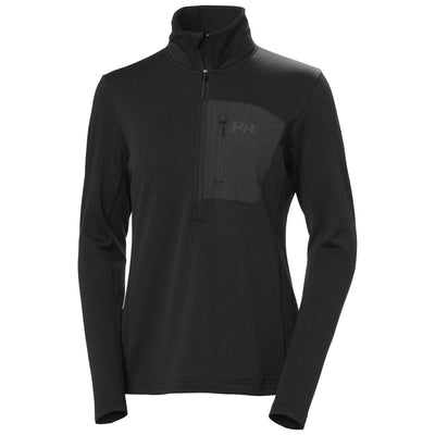 HELLY HANSEN W'S VERSALITE 1/2 ZIP FLEECE BLACK