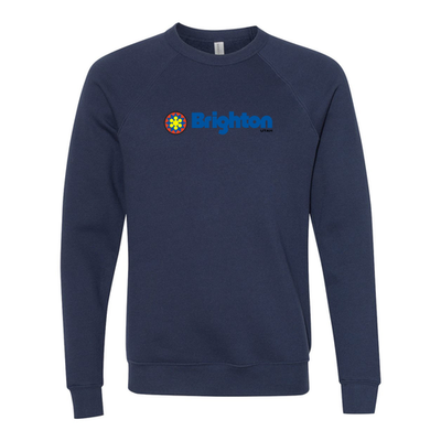 Brighton Adult Crewneck Full Color Chest Logo Navy 