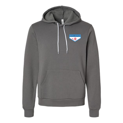 Boyne Mountain Adult Hoodie Full Color Chest and Back Logo Asphalt 