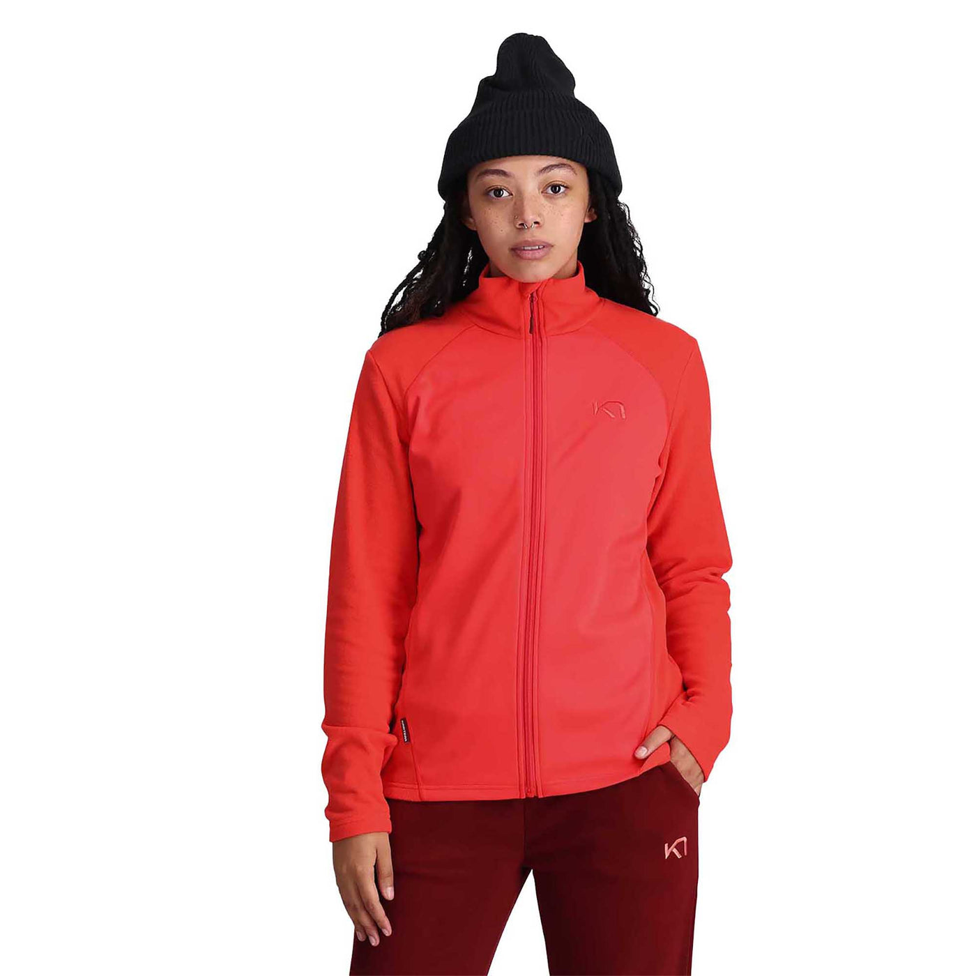 Kari Traa Women's Kari Full Zip Fleece 2024 HEAT RED