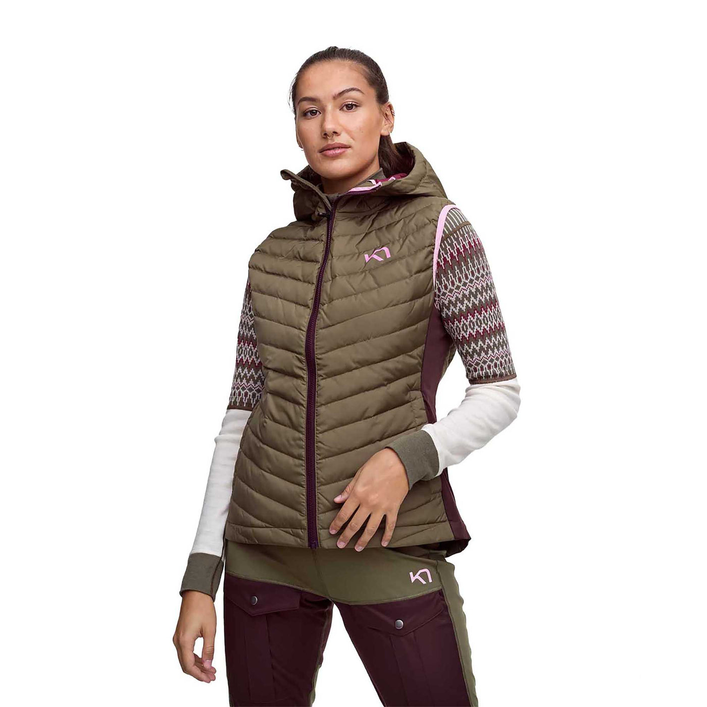 Kari Traa Women's Eva Down Vest 2024 TWEED