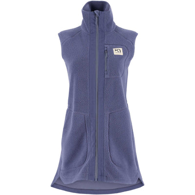 Kari Traa Women's Sanne Pile Vest Long 2024 MOON BLUE