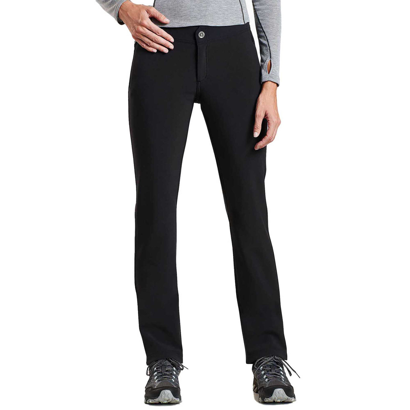 KUHL Women's Frost Softshell Pant 32in 2024 RAVEN