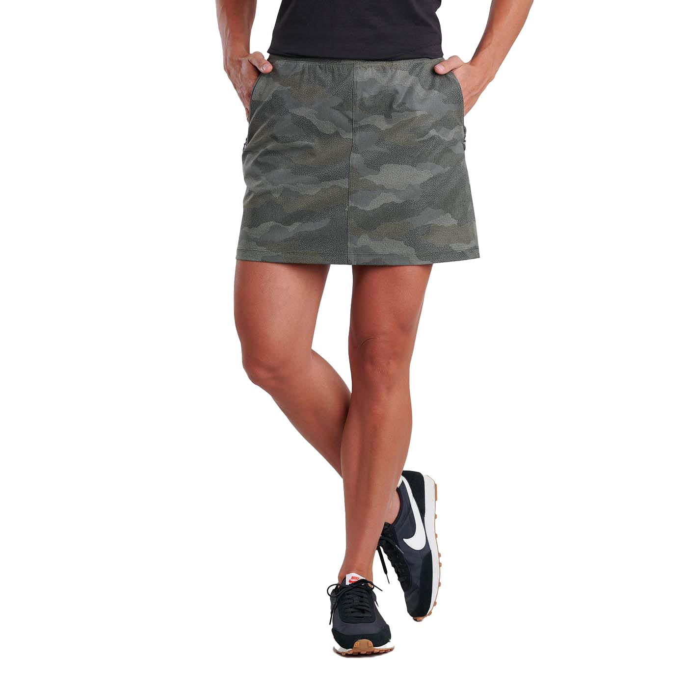 KUHL Women's Freeflex Skort 2024 OLIVE CAMO