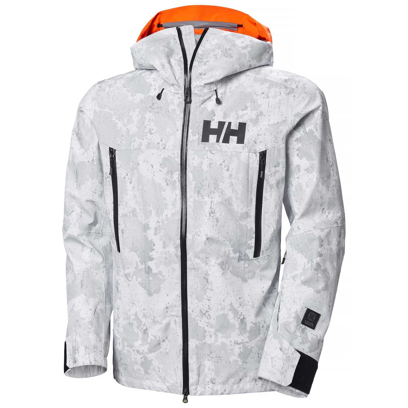 HELLY HANSEN M'S SOGN SHELL 2.0 JACKET 854 Grey Fog Snow Camo Aop