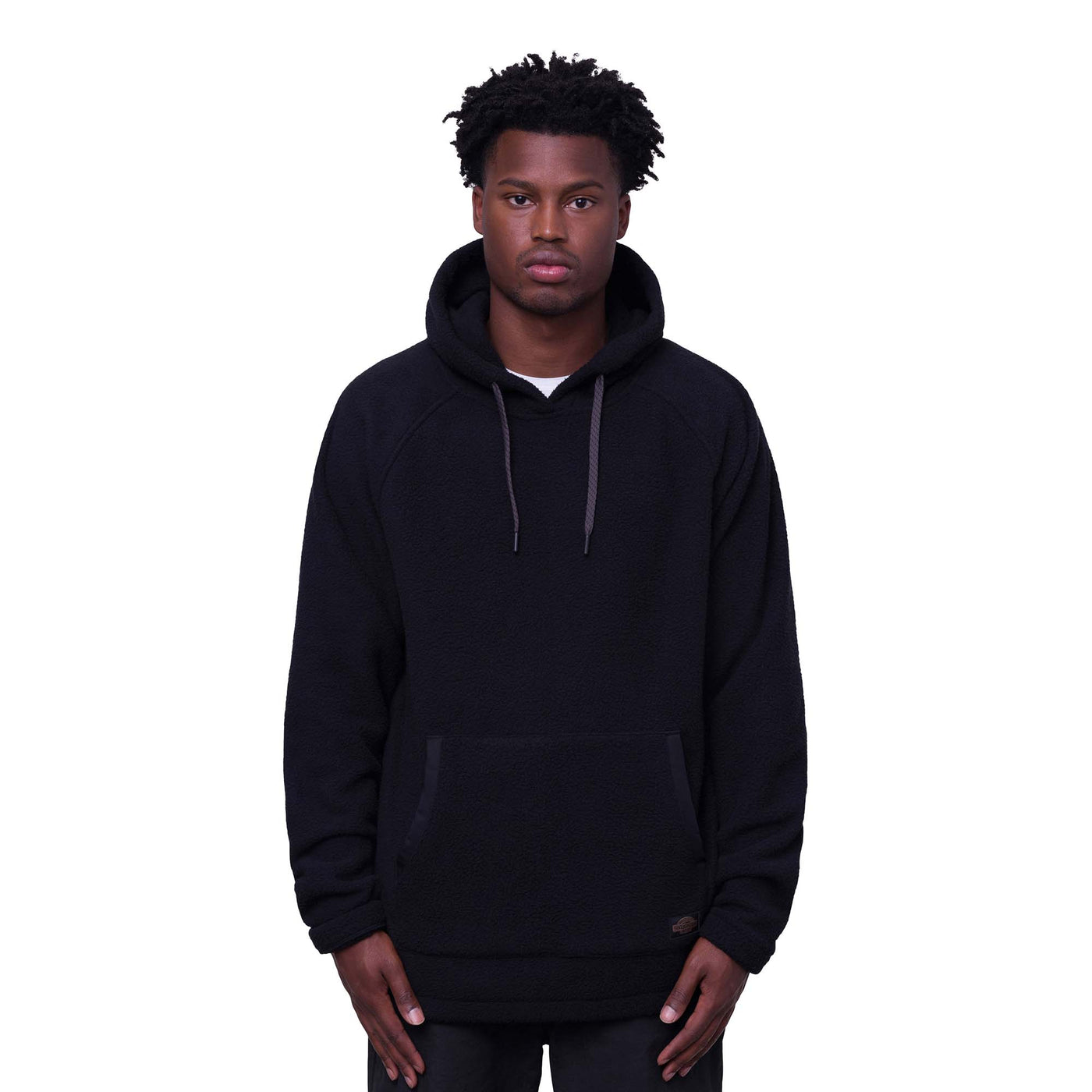 686 Men's Buttermilk Sherpa Fleece Pullover Hoody 2025 BLACK