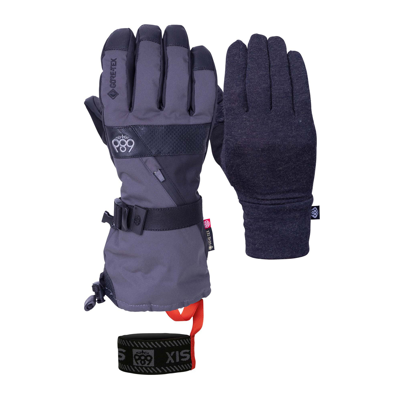 686 M'S GORE-TEX SMARTY 3-IN-1 GAUNTLET GLOVE 2025 CHARCOAL