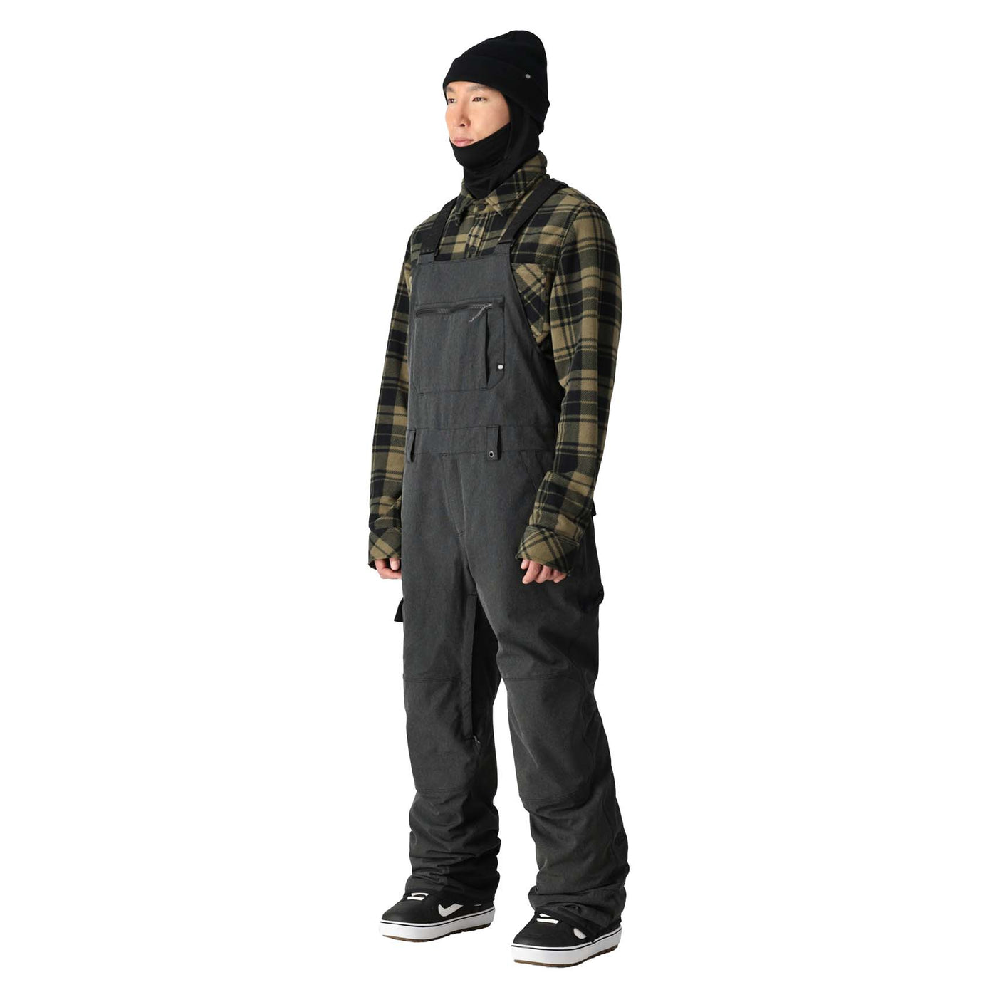 686 Men's Hotlap Insulated Bibs 2025 BLACK DENIM