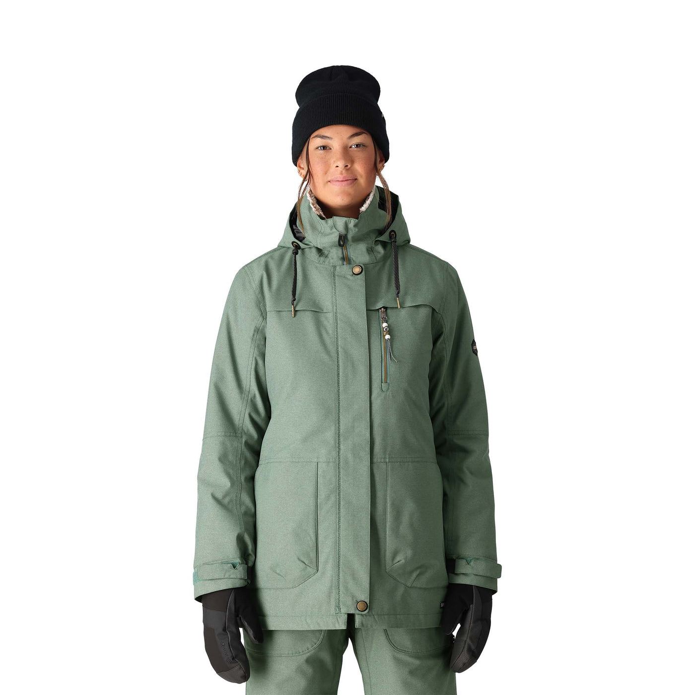 686 Women's Spirit Jacket 2025 CYPRESS GREEN DOBBY