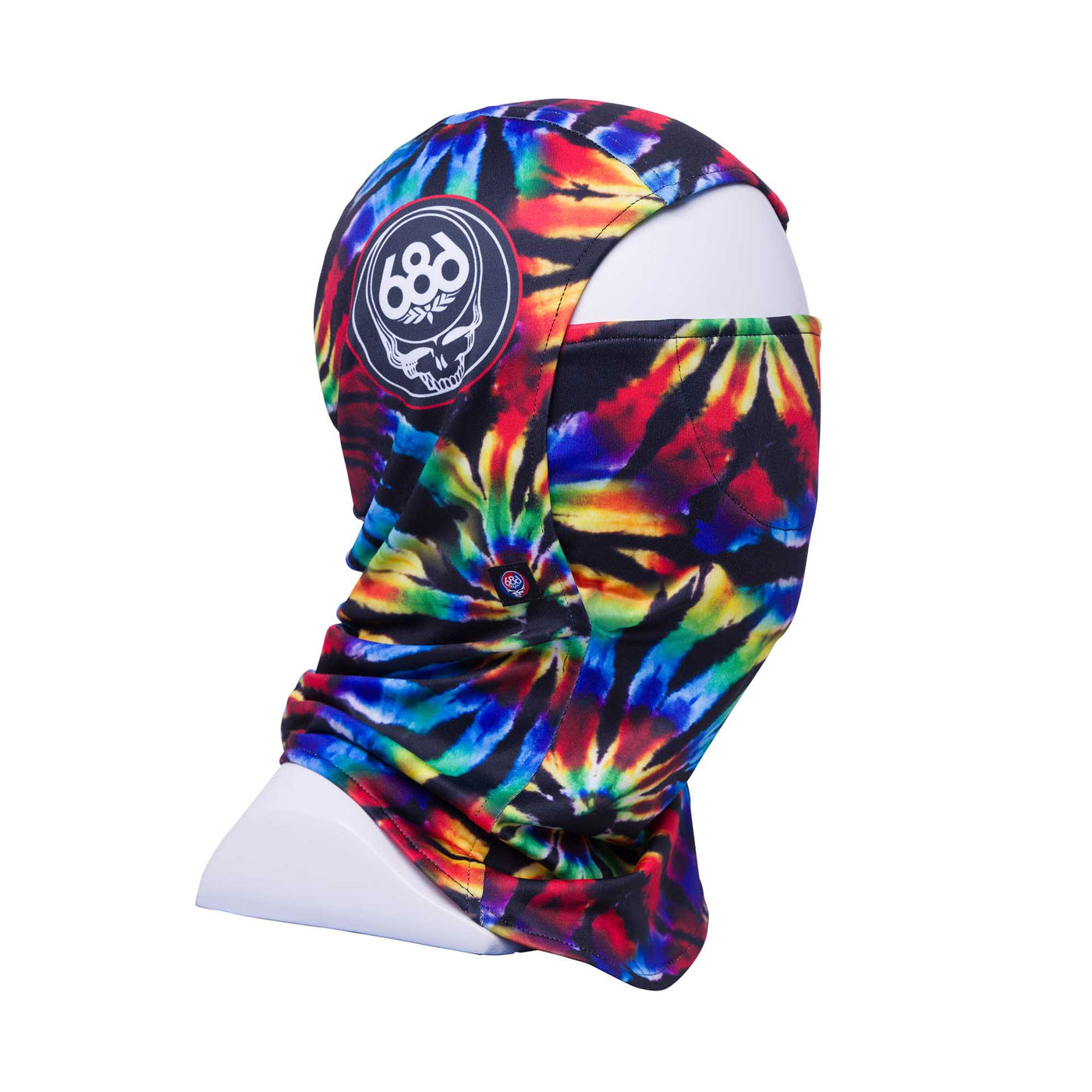 686 Deluxe Hinged Balaclava 2024 GRATEFUL DEAD BLACK TIE DYE