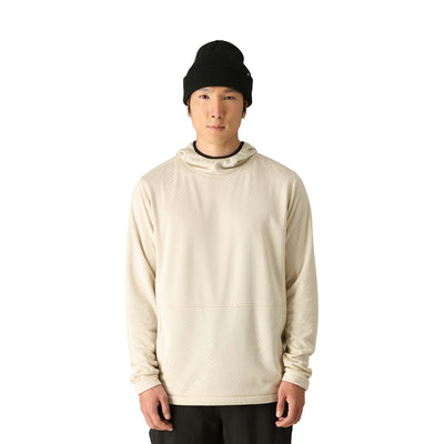 686 Men's Mission Grid Fleece Hoody 2025 LIMESTONE