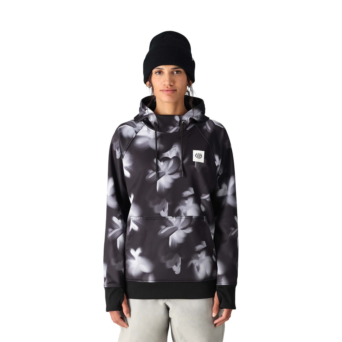 686 Women's Bonded Fleece Pullover Hoody 2025 GHOST FLORAL