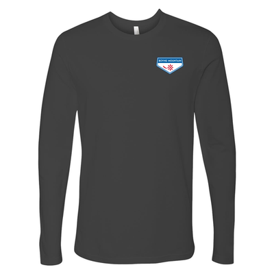 Boyne Mountain Adult Long Sleeve Full Color Chest and Back Logo Heavy Metal 